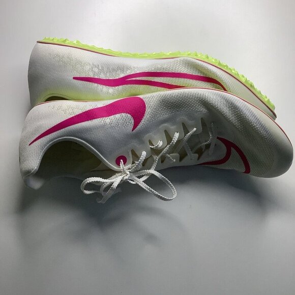 Nike JA Fly V4 Size 15 White Sail Hyper Pink Light Track Spikes DR2741-100, New main image 11